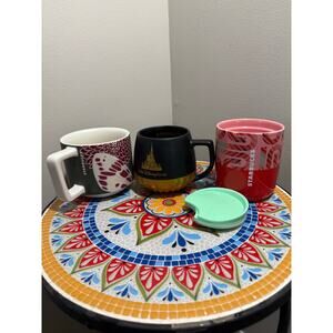 Starbucks Brand Mugs - Lot of 3 - Gently Used